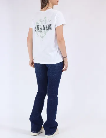 Tricou Only, alb