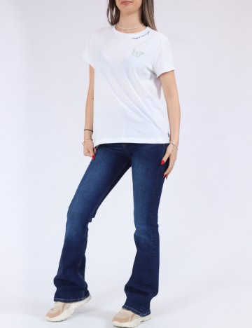 Tricou Only, alb