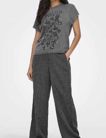Tricou Only, gri