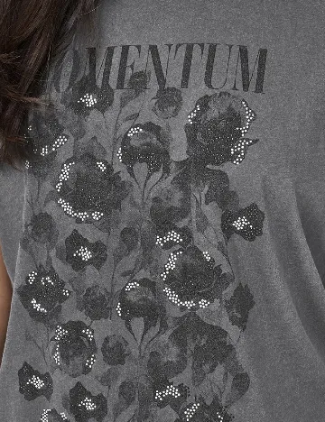 Tricou Only, gri