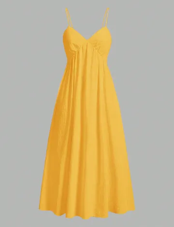 Rochie medie SHEIN, galben Galben