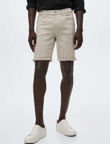 Pantaloni scurti Mango, bej