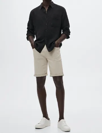 Pantaloni scurti Mango, bej