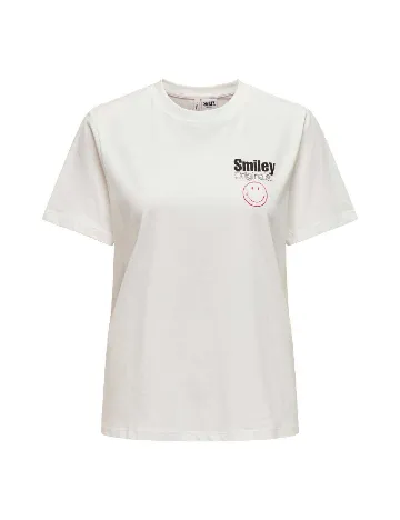 Tricou Only, alb