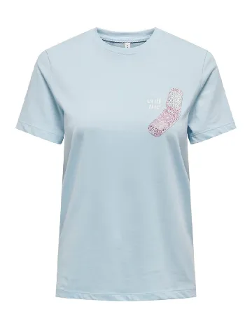 Tricou Only, albastru