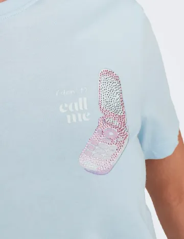 Tricou Only, albastru