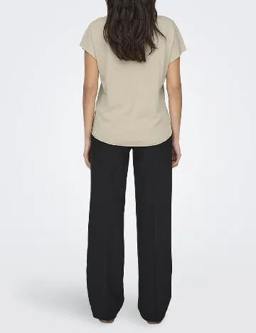 Tricou Only, bej