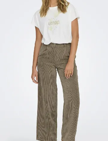 Tricou Only, alb