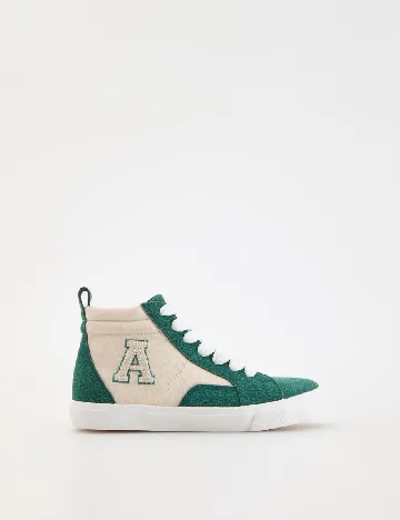Tenisi Reserved, crem/verde