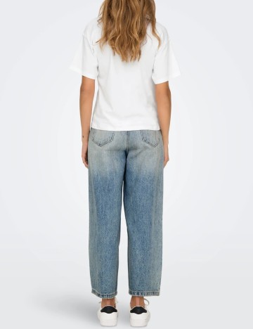 Tricou Only, alb