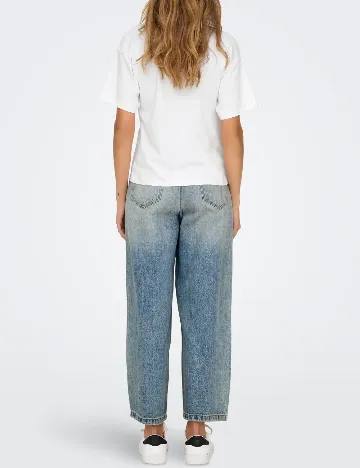 Tricou Only, alb