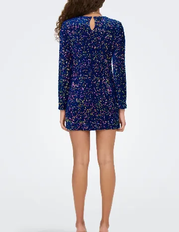 Rochie scurta Only, albastru
