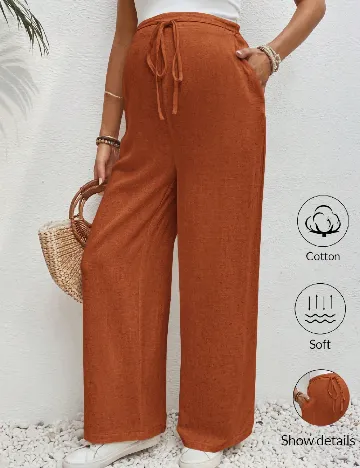 Pantaloni SHEIN Maternity, maro