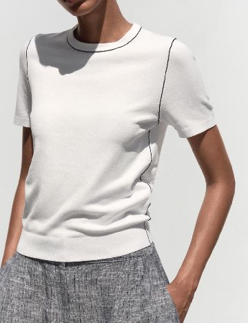 Tricou Zara, alb