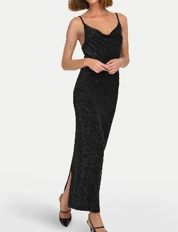 Rochie lunga Only, negru
