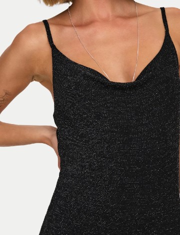 Rochie lunga Only, negru