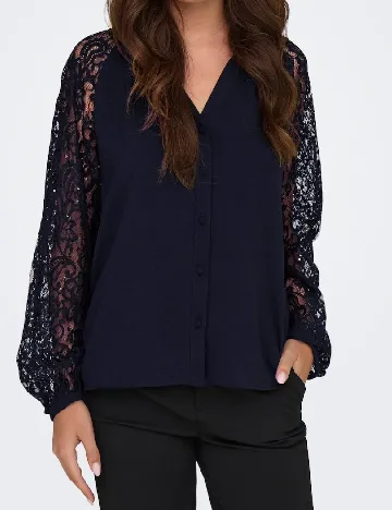 Bluza Only, bleumarin