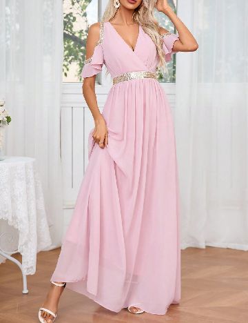 Rochie lunga SHEIN, roz