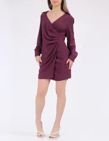 Rochie scurta Only, visiniu