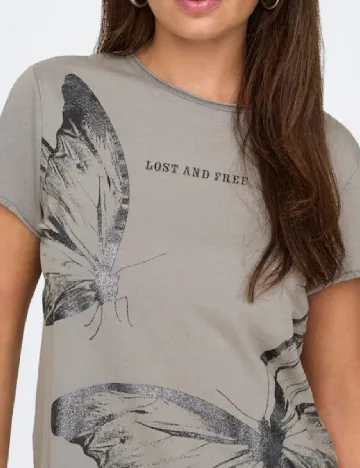 Tricou Only, gri