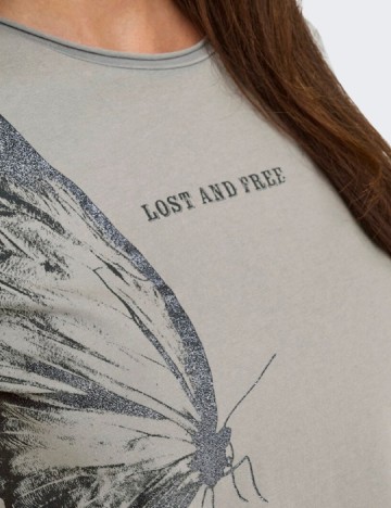 Tricou Only, gri