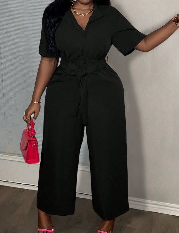 Salopeta SHEIN CURVE, negru