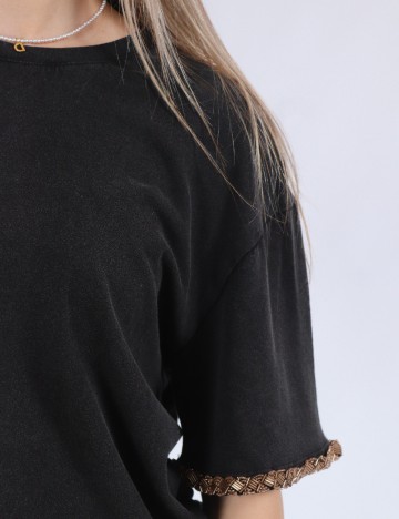 Tricou Only, gri inchis