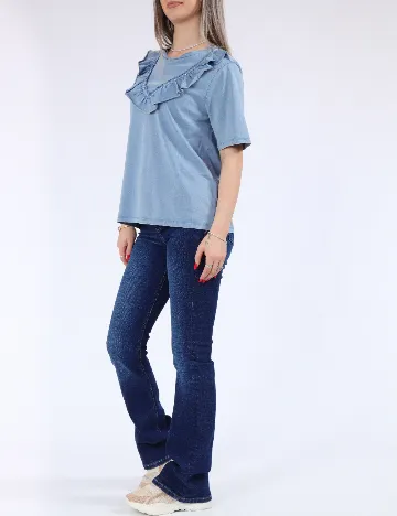 Tricou Only, albastru