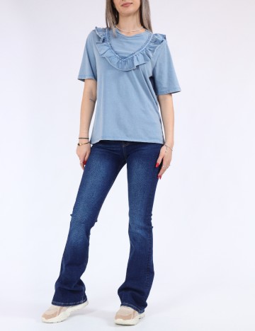 Tricou Only, albastru
