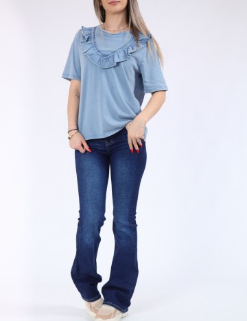 Tricou Only, albastru