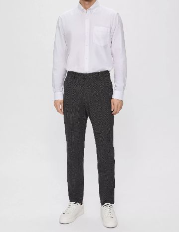 Pantaloni s.Oliver, gri inchis