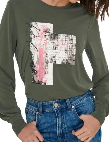 Bluza Only, verde