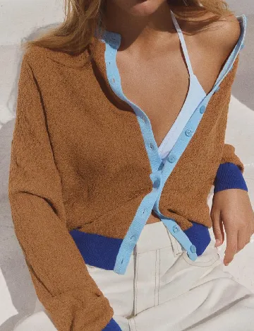 Cardigan Zara, maro