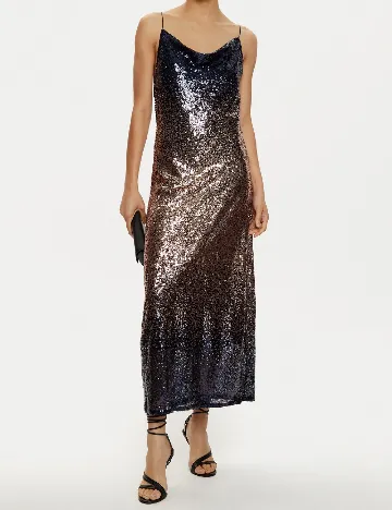 Rochie lunga Only, mix culori