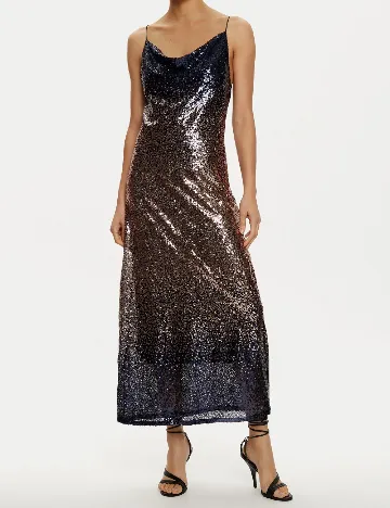 Rochie lunga Only, mix culori