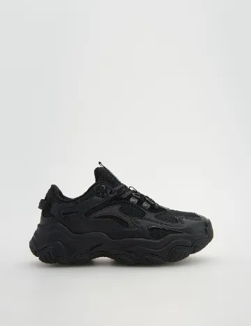 Adidasi Reserved, negru