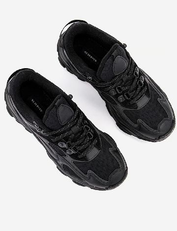 Adidasi Reserved, negru