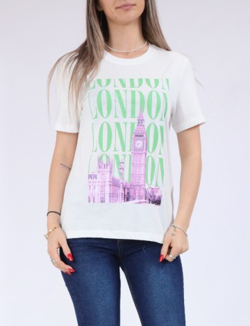 Tricou Only, alb