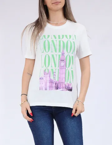 Tricou Only, alb
