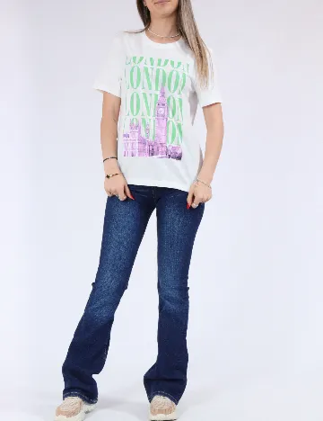 Tricou Only, alb