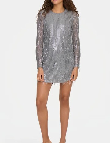Rochie scurta Only, gri