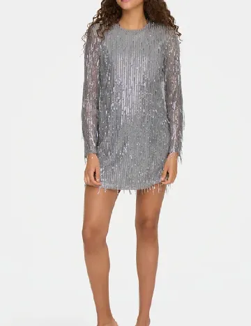 Rochie scurta Only, gri