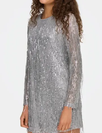 Rochie scurta Only, gri