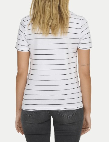 Tricou Only, alb