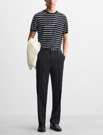 Tricou Zara, bleumarin inchis