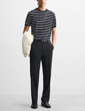 Tricou Zara, bleumarin inchis