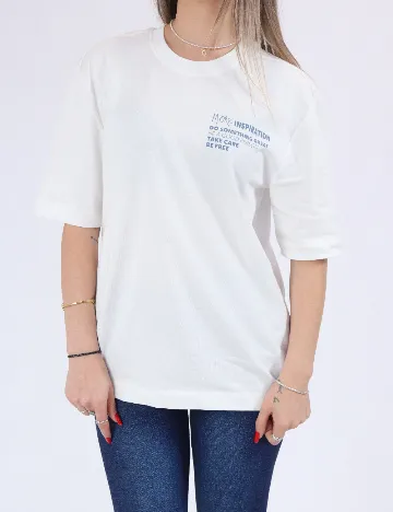 Tricou Only, alb