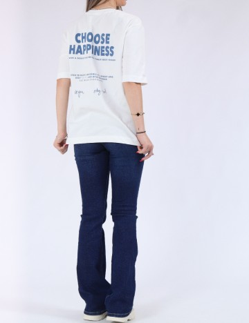 Tricou Only, alb