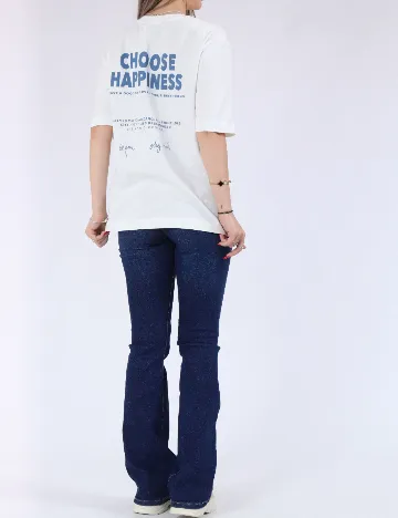 Tricou Only, alb
