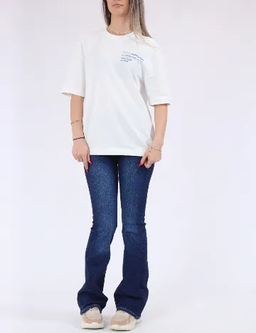 Tricou Only, alb